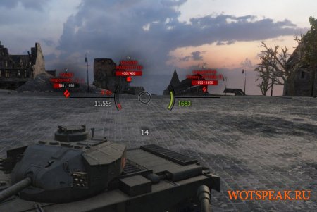 Снайперский и аркадный прицел как у Муразора (Jimbo) для World of Tanks 0.9.15.2 WOT (2 версии - ENG + RUS)