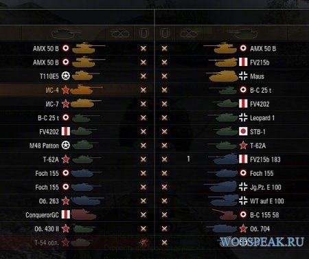 Мод на цветные иконки танков для World of tanks 0.9.15.1 WOT