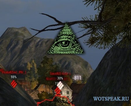 Анимация и озвучка лампочки шестого чувства для World of tanks 0.9.10 WOT