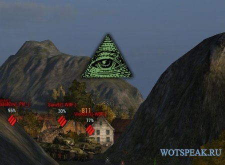 Анимация и озвучка лампочки шестого чувства для World of tanks 0.9.10 WOT